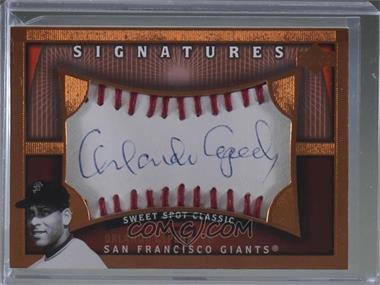 2005 Upper Deck Sweet Spot Classic - Sweet Spot Signatures #OC - Orlando Cepeda