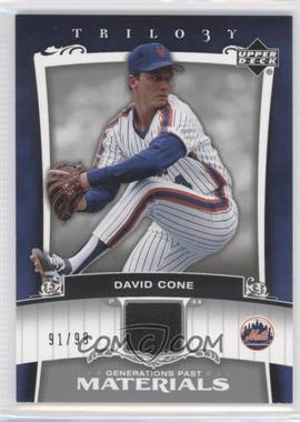 2005 Upper Deck Trilogy - Generations Past - Materials #PA-DC - David Cone /99