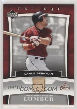 2005 Upper Deck Trilogy - Generations Present - Lumber #PR-LB - Lance Berkman /115