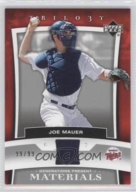 2005 Upper Deck Trilogy - Generations Present - Materials #PR-JM - Joe Mauer /99