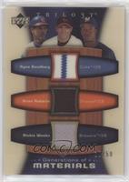 Ryne Sandberg, Brian Roberts, Rickie Weeks #/50