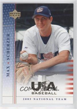 2005 Upper Deck USA Baseball - 2005 National Team #USA56 - Max Scherzer