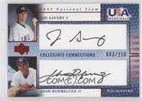 Joe Savery, Josh Rodriguez #/250