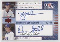 Drew Stubbs, Kyle McCulloch #/75