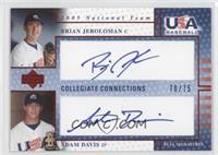 Brian Jeroloman, Adam Davis #/75