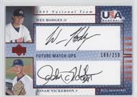 Wes Hodges, Jonah Nickerson #/250