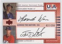 Leonardo Ware, Torre Langley #/250