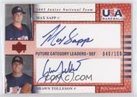 Max Sapp, Shawn Tolleson #/100