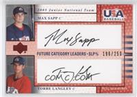 Max Sapp, Torre Langley #/250