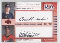 Dellin Betances, Brett Anderson #/250