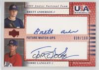 Brett Anderson, Torre Langley #/100