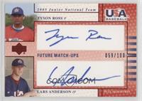 Tyson Ross, Lars Anderson [Noted] #/100