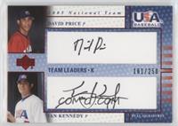 David Price, Ian Kennedy #/250