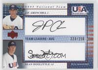 J.P. Arencibia, Sean Doolittle #/250