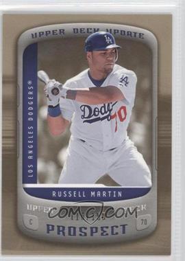 2005 Upper Deck Update - [Base] - Gold #159 - Russell Martin /150