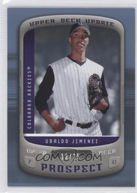 2005 Upper Deck Update - [Base] - Platinum #169 - Ubaldo Jimenez /25