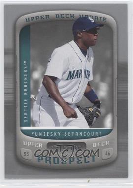 2005 Upper Deck Update - [Base] - Silver #172 - Yuniesky Betancourt /450