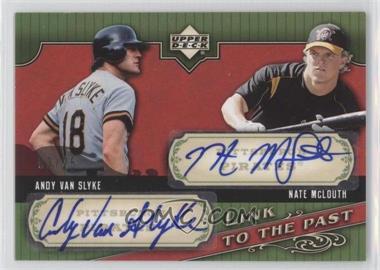2005 Upper Deck Update - Link to the Past Dual Signatures #LP-MV - Andy Van Slyke, Nate McLouth /25