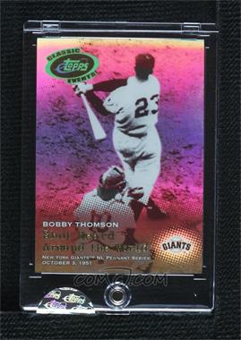 2005 eTopps Classic Events - [Base] #CE1 - Bobby Thomson [Uncirculated]