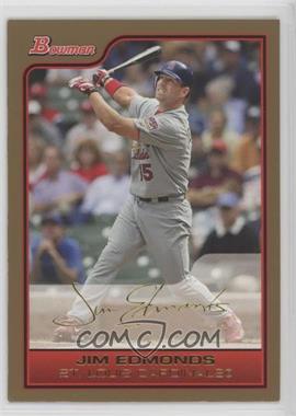 2006 Bowman - [Base] - Gold #144 - Jim Edmonds [Noted]