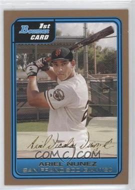 2006 Bowman - Prospects - Gold #B51 - Ariel Nunez