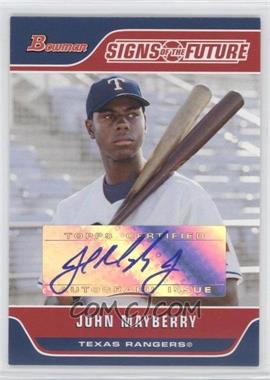 2006 Bowman - Signs of the Future #SOF-JM - John Mayberry Jr.