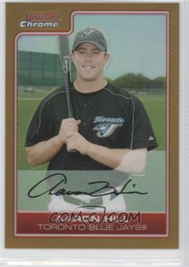 2006 Bowman Chrome - [Base] - Gold Refractor #136 - Aaron Hill /50