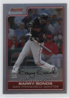 2006 Bowman Chrome - [Base] - Refractor #200 - Barry Bonds