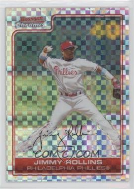 2006 Bowman Chrome - [Base] - X-Fractor #73 - Jimmy Rollins /250