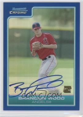 2006 Bowman Chrome - Prospects - Blue Refractor #BC231 - Brandon Wood /150