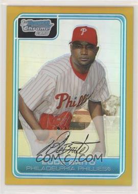 2006 Bowman Chrome - Prospects - Gold Refractor #BC167 - Eude Brito /50