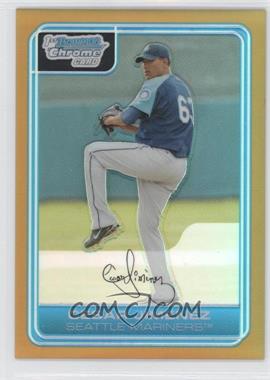 2006 Bowman Chrome - Prospects - Gold Refractor #BC204 - Cesar Jimenez /50