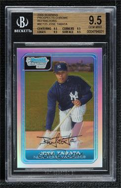 2006 Bowman Chrome - Prospects - Refractor #BC125 - Jose Tabata /500 [BGS 9.5 GEM MINT]