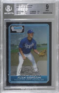 2006 Bowman Chrome - Prospects #BC1 - Alex Gordon [BGS 9 MINT]