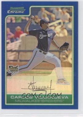 2006 Bowman Draft Picks & Prospects - Chrome - Blue Refractor #BDP48 - Carlos Villanueva /199