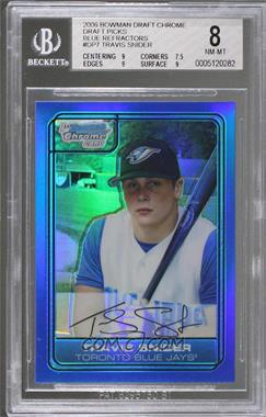 2006 Bowman Draft Picks & Prospects - Chrome Draft Picks - Blue Refractor #DP7 - Travis Snider /199 [BGS 8 NM‑MT]