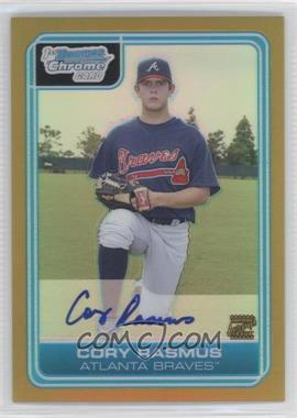 2006 Bowman Draft Picks & Prospects - Chrome Draft Picks - Gold Refractor #DP78 - Cory Rasmus /50