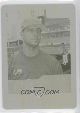 2006 Bowman Draft Picks & Prospects - Chrome Futures Game - Printing Plate Yellow #FG3 - Ryan Braun /1