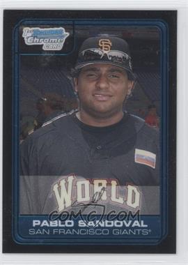 2006 Bowman Draft Picks & Prospects - Chrome Futures Game #FG6 - Pablo Sandoval