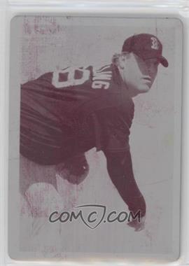2006 Bowman Heritage - [Base] - Printing Plate Magenta #115 - Curt Schilling /1