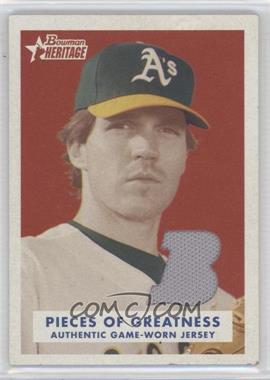 2006 Bowman Heritage - Pieces of Greatness #PG-BZ - Barry Zito