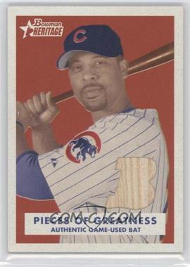 2006 Bowman Heritage - Pieces of Greatness #PG-DL - Derrek Lee