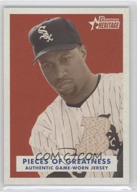 2006 Bowman Heritage - Pieces of Greatness #PG-JD - Jermaine Dye
