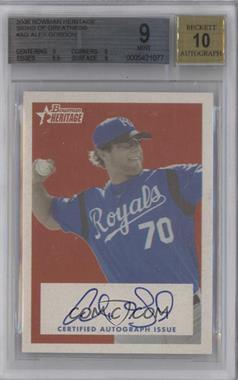2006 Bowman Heritage - Signs of Greatness #SG-AG - Alex Gordon [BGS 9 MINT]