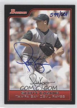 2006 Bowman Originals - Buyback Autographs #22 - Scott Kazmir (2006 Bowman) /661