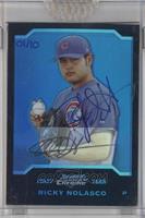 Ricky Nolasco (2004 Bowman Chrome Blue Refractor) [Buyback] #/10