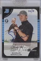 Shaun Marcum (2005 Bowman First Edition) [Buyback] #/13