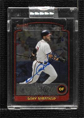 2006 Bowman Originals - Buyback Autographs #3.2 - Gary Sheffield (2003 Bowman Chrome) /6 [Buyback]