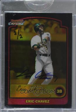 2006 Bowman Originals - Buyback Autographs #45.2 - Eric Chavez (2003 Bowman Chrome Gold) /2 [Buyback]