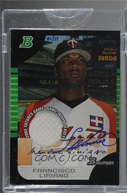 2006 Bowman Originals - Buyback Autographs #BDP121.3 - Francisco Liriano (2005 Bowman Draft Futures Game Jersey) /11 [Buyback]